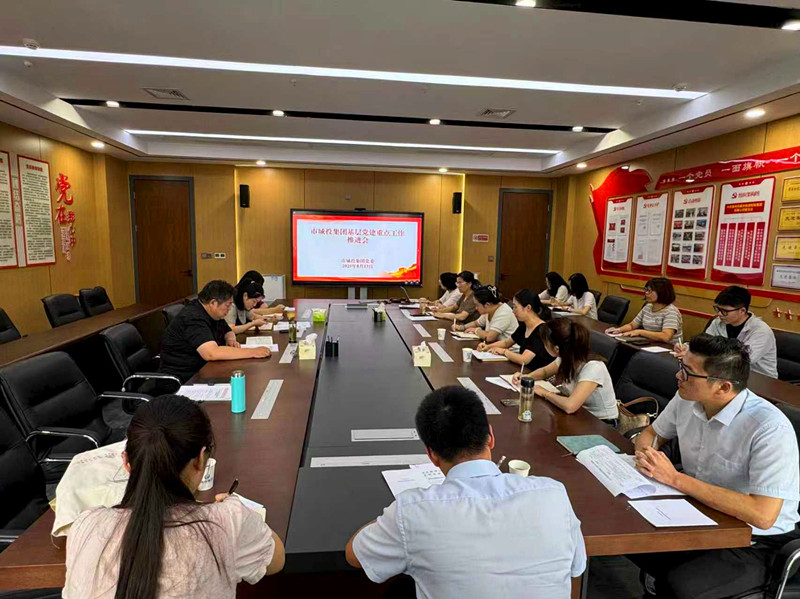 市城投集團召開基層黨建重點工作推進會